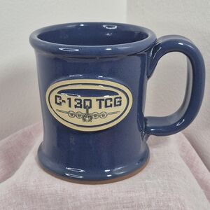 C-130 TCG Sunset Hill Stoneware Hand Thrown Coffee Mug 13 oz